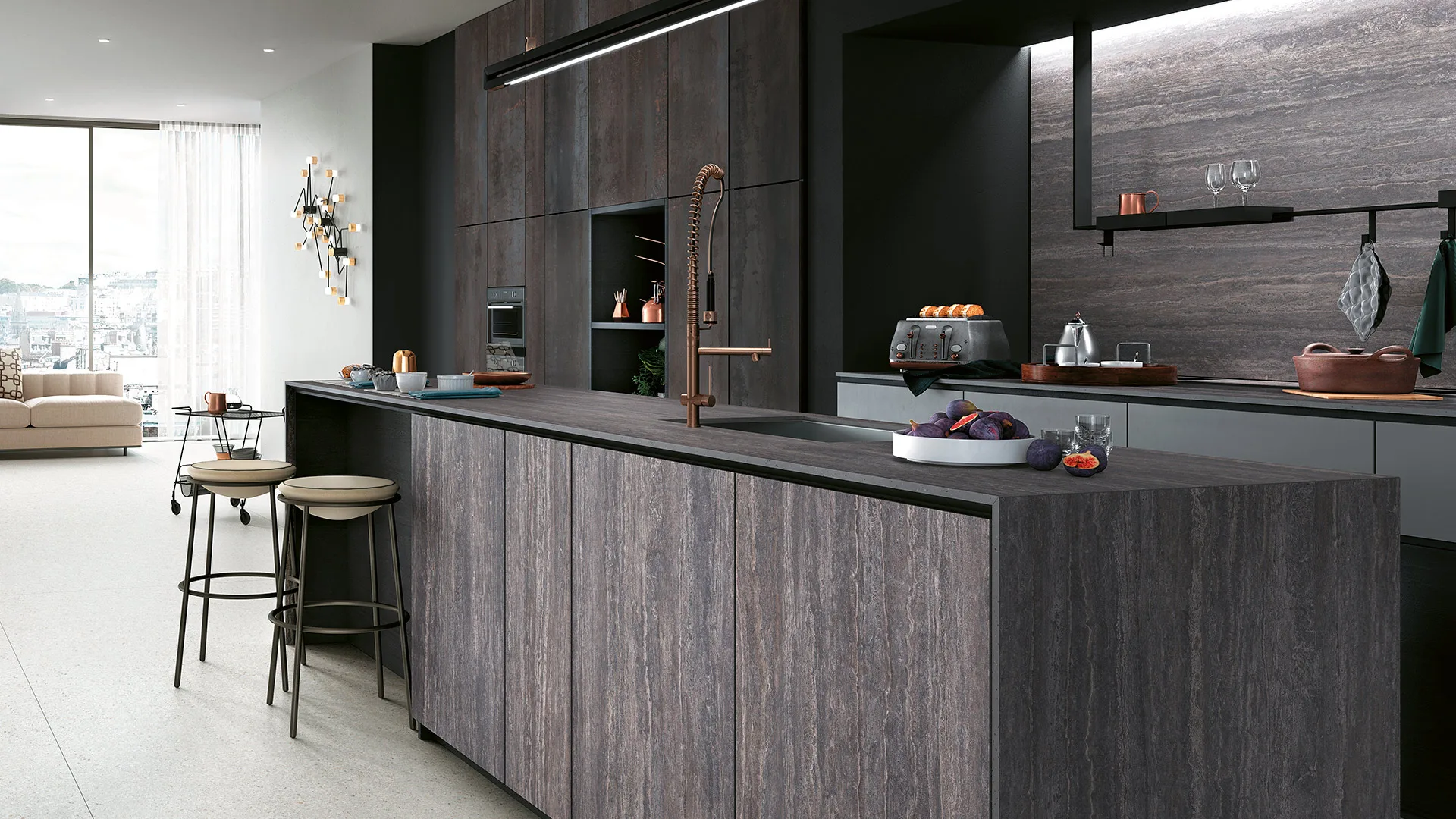Travertino Grey